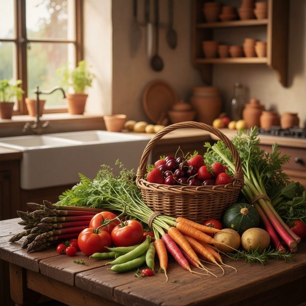 Fresh Herbs, Vegetables & Fruits